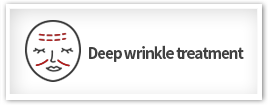 Deep wrinkle treatment