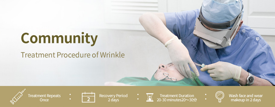 Treatment Procedure of Wrinkle